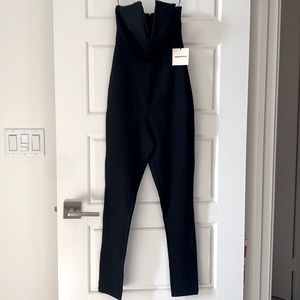 SUPERDOWN: Strapless jumpsuit